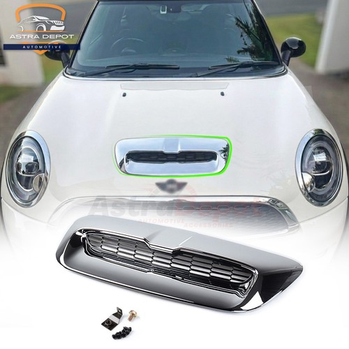 Chrome hood scoop vent air - chrome,