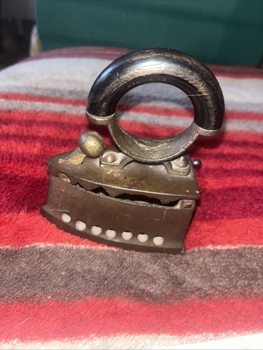 Antique miniature sad iron - sad,