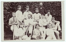 Postcard, Group of Men, Sports