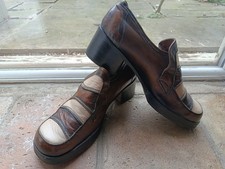 vintage 1970s Scarpa leather