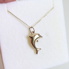 9ct Gold Dolphin Pendant