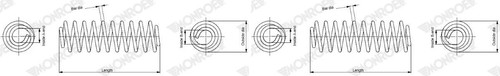 Left and right set - and, suspension