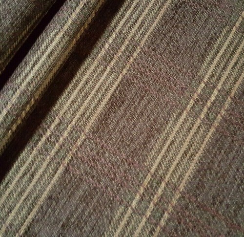 Fabric brown tartan check - 5.9m,