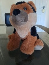 German Shepherd Alsatian Plush Dog Stuffed Animal  king cuddly