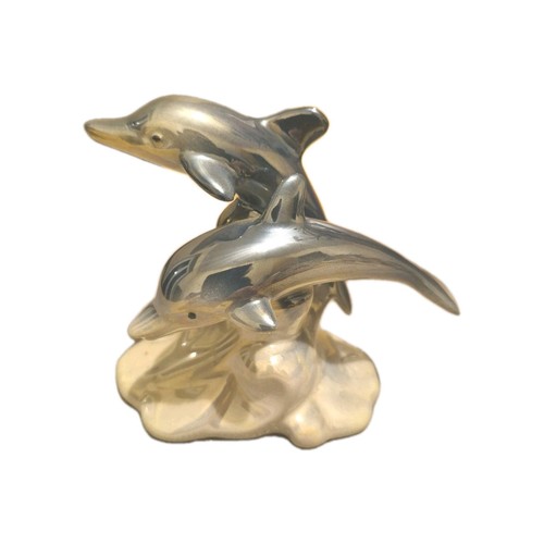 Dolphins ornament - dolphins, ornament.