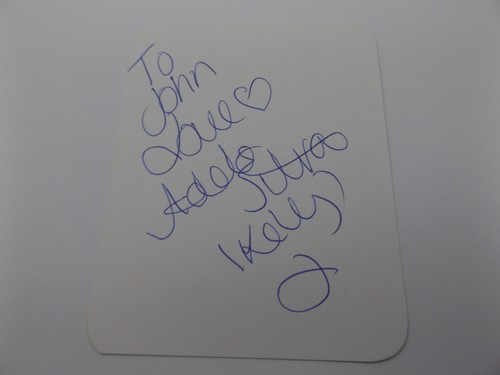 5 white card signed - 3.5",