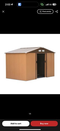 6ft garden shed storage - garden,