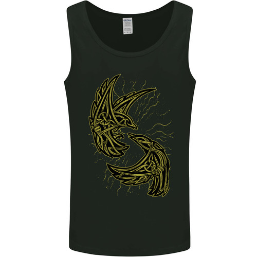 The viking raven symbol - raven, odin