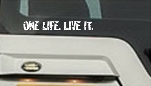 One life live - live, car