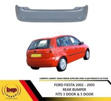 FORD FIESTA MK6 2002 - 2006 REAR BUMPER PRIMED NO FINESSE MODEL 1 PEICE
