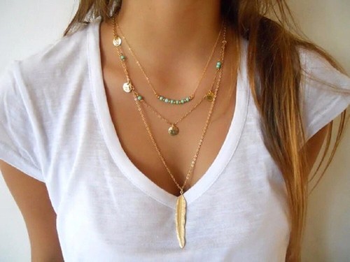 Ladies gold turquoise beaded - ladies, &