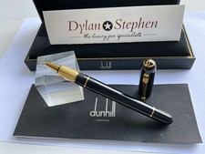 Dunhill Sidecar black rollerball pen + box