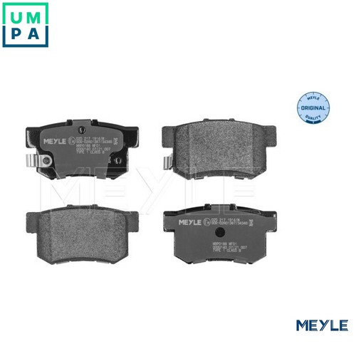 Brake pad set disc - set,
