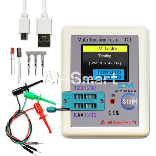 Lcr tc1 transistor tester tft - lcr-tc1,
