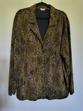 Laura Ashley Gold Black Print
