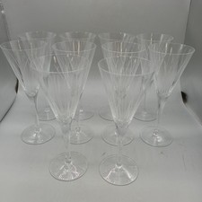 Holmegaard Etched Wine Glasses Denmark Glass Works Barware x 17