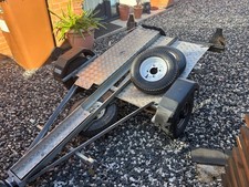 trailer  motorbike 3 spare wheels had new wheel bearings