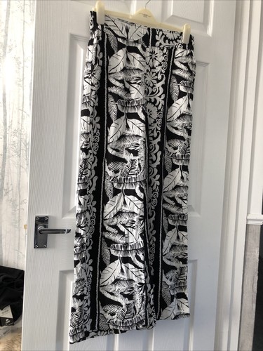 Ladies black white patterned - ladies,