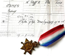 MONS STAR PTE.SIDNEY JAMES N.STAFFS.R.