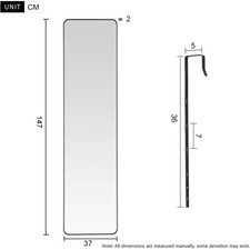 Large Wall Mirror 147cm Full