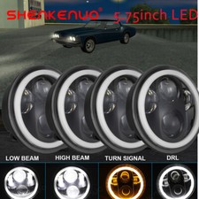 4PC 5.75" inch Round LED