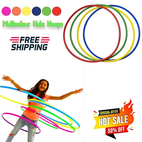 Multicolor hula hoops - multicolor,