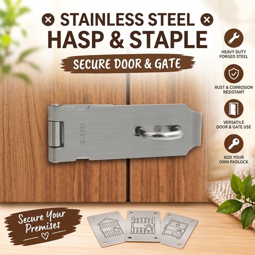 Stainless steel hasp - stainless,