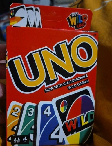 Uno wild card game - uno,
