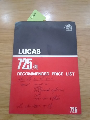 Lucas genuine spare parts - spare,