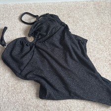 Ted Baker Black Glitter Swimsuit