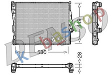 ENGINE RADIATOR MANUAL FITS