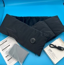 Hlaohswer Heated Scarf Neck Pad for Women Men 5000mah Battery Power Bank BLACK