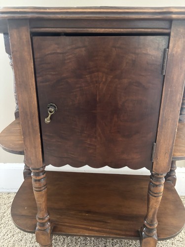 Antique smoking stand - antique, cabinet