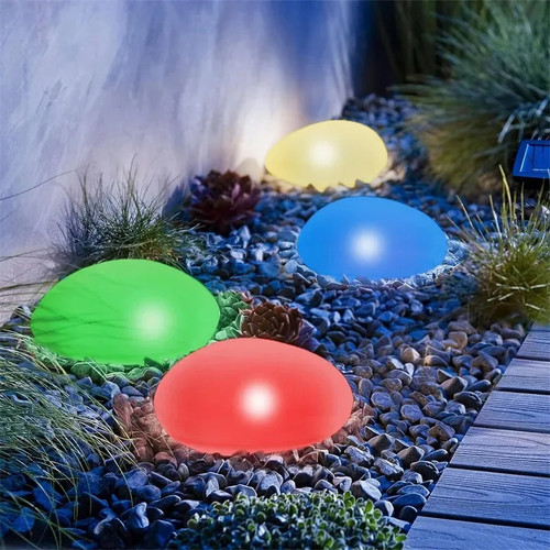 Solar stone light - solar,