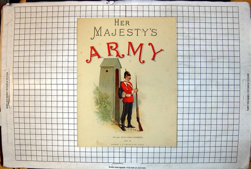 Old print her majesty army - old,
