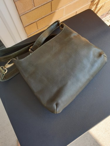 Fat face dark green leather - fat,
