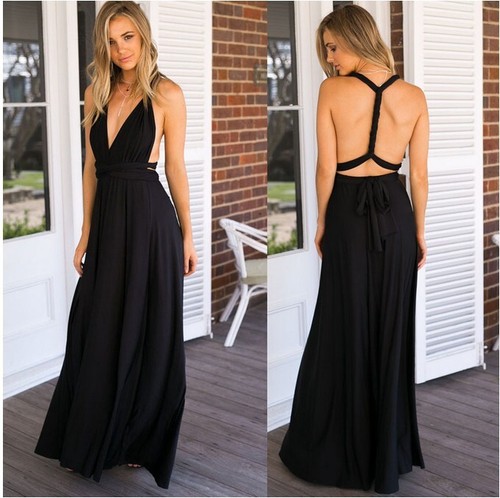 Ladies formal dress long maxi - dress,