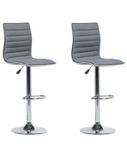 Set of 2 Adjustable Bar Stools
