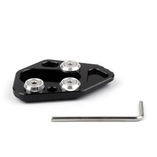 Side Stand Kickstand Plate Pad For BMW F800R 09-15 HP2 SPORT 08-10 R1200S BLK UK