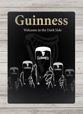Retro Guinness metal sign, aluminium vintage sign, bar pub club mancave gift