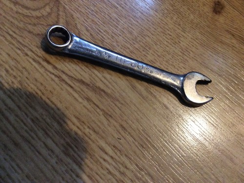Vintage combination spanner - combination,