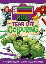 Marvel Avengers Hulk Tear Off Colouring Book - Marvel Entertainment Fun Kids New