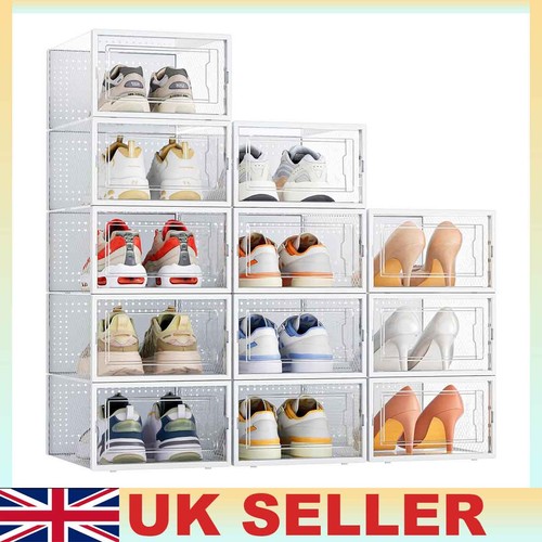 Plastic shoe boxes - shoe,