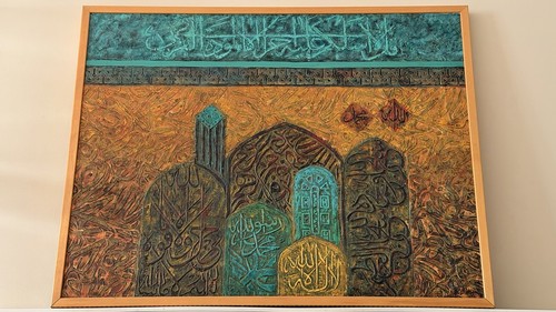 Carved painting calligraphy - painting,