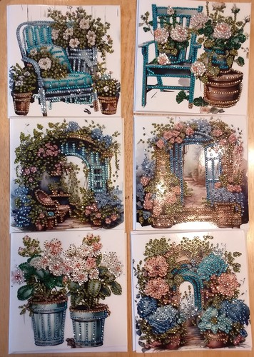Handmade floral themed - floral, cards