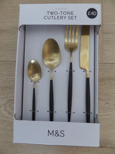 Two toned piece cutlery - 16,