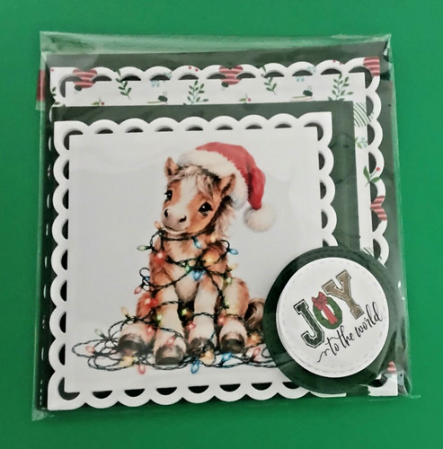 Card making christmas - making, toppers