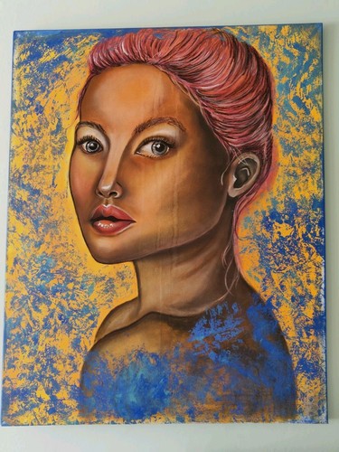 Modern portrait painting - portrait,