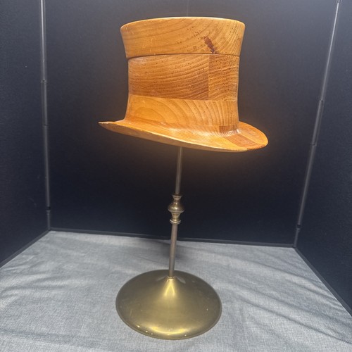 Vintage hat brass like stand - vintage,