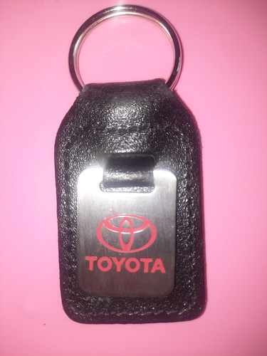 Toyota keyring leather - keyring,